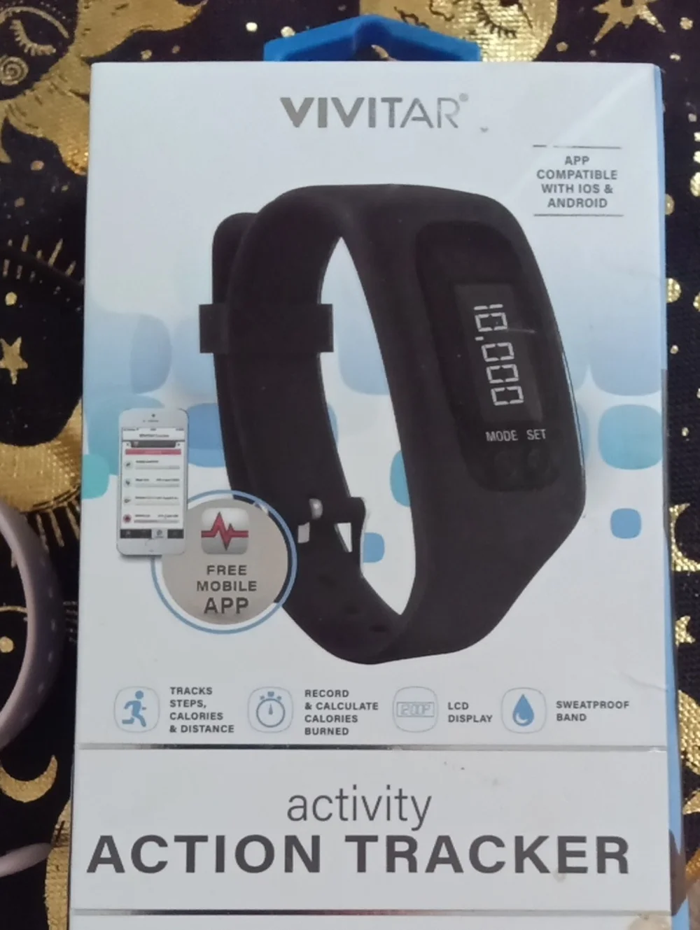 Black Activity Action Tracker - Fitness Band